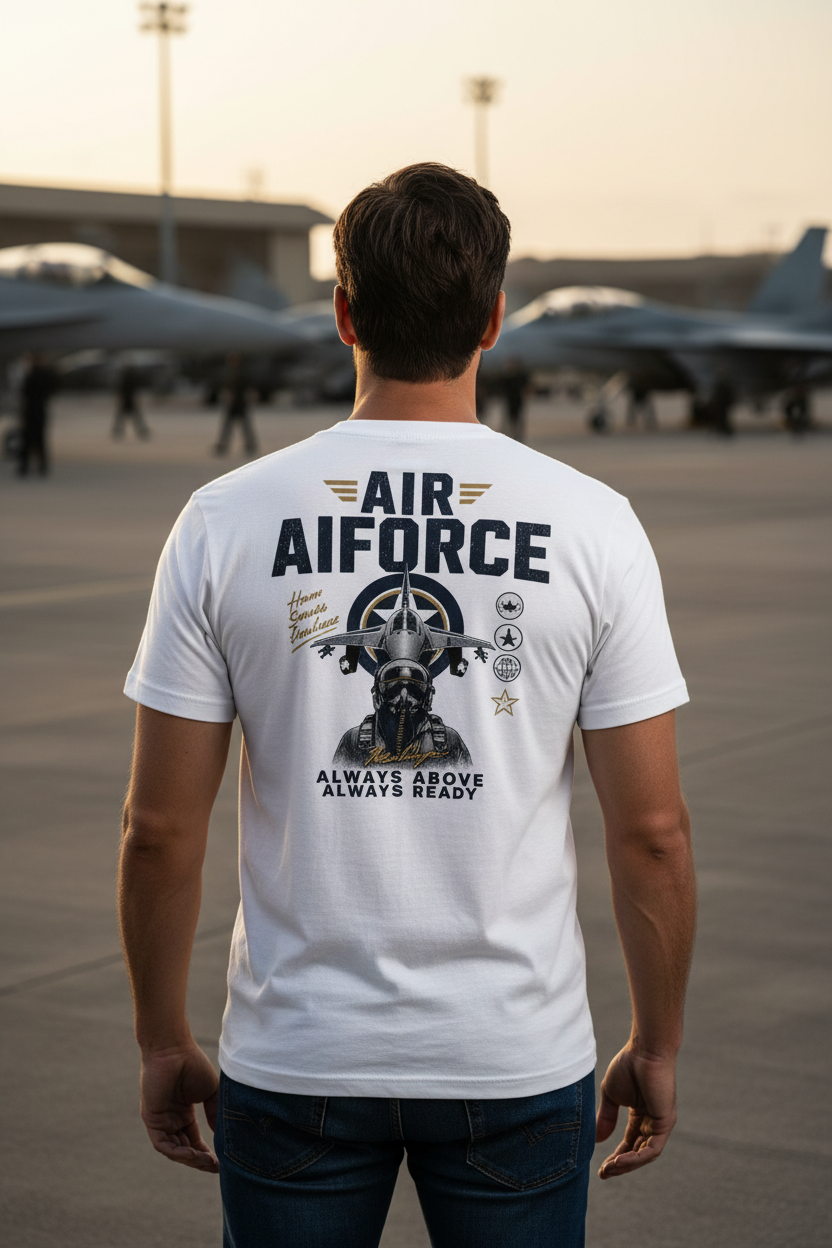 Air Force Tee - más luz Top Gun