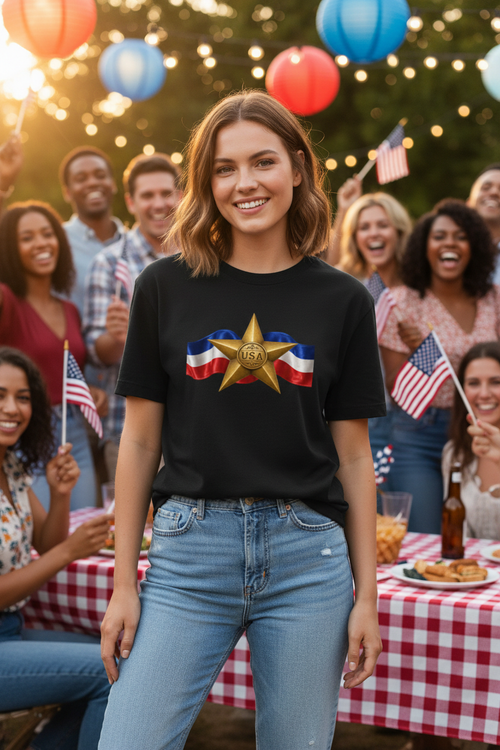 American Strong Boxy Tee - Jeans y Fiesta