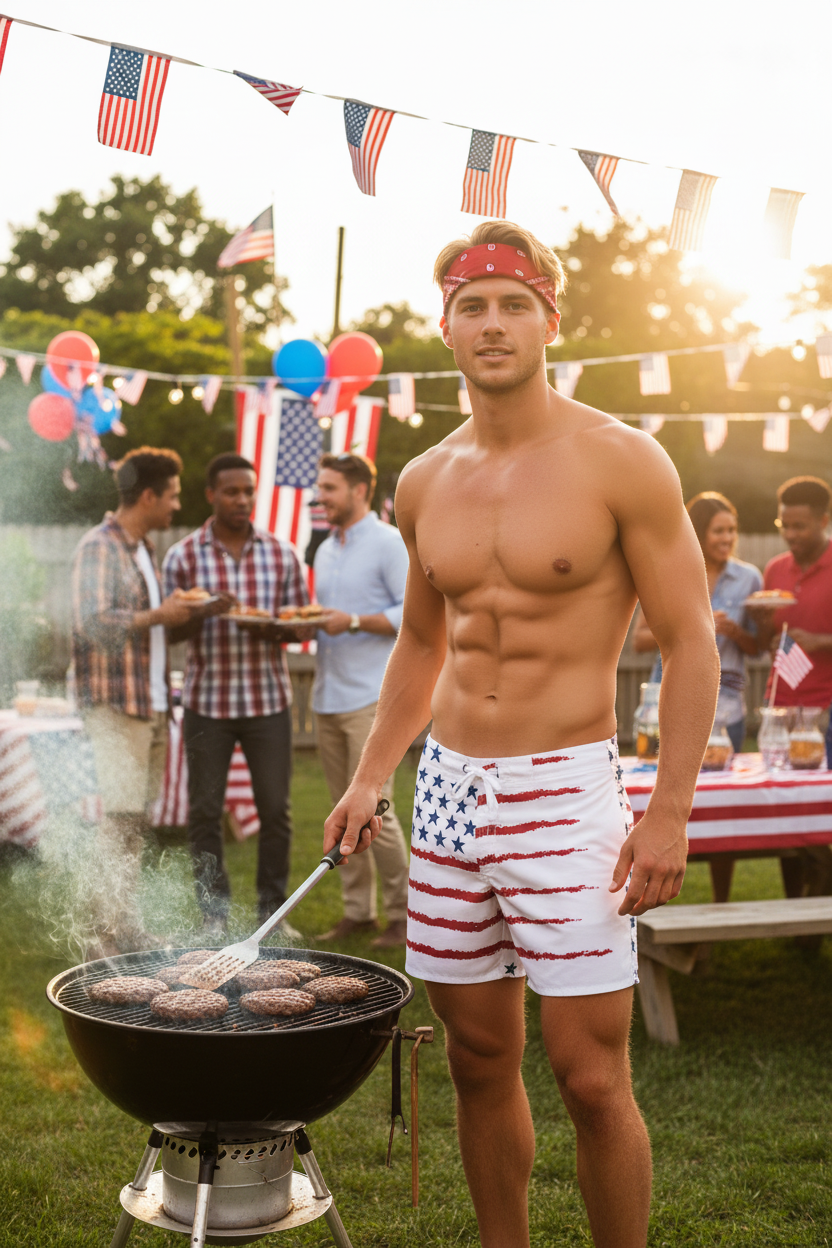 Board Shorts – Modelo Rubio BBQ