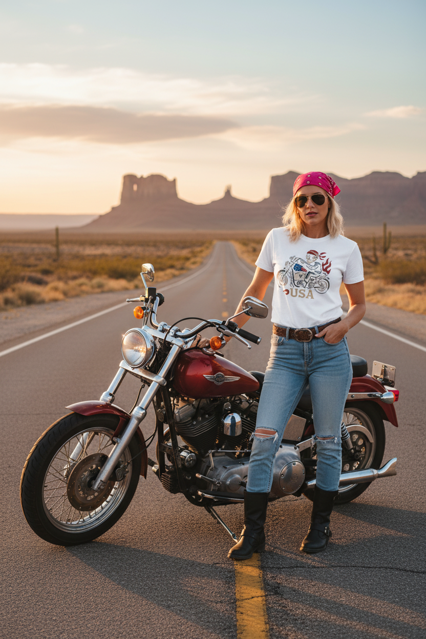 Born to Ride — Biker Rubia