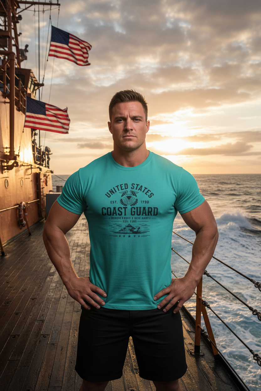 Coast Guard Tee — Hero Model