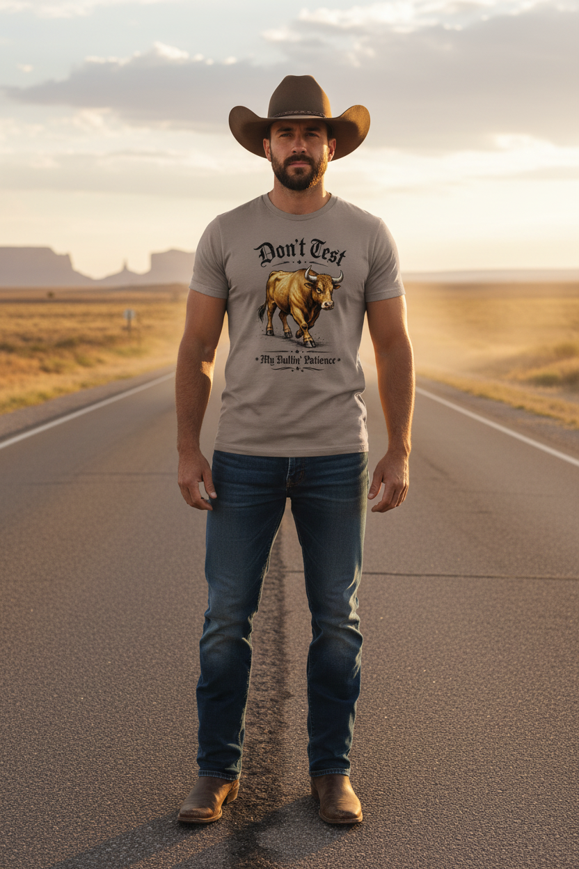 Don't Test My Bullin' Patience – Model Shot