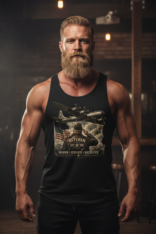 Frente Tank Top B-17 Veteran