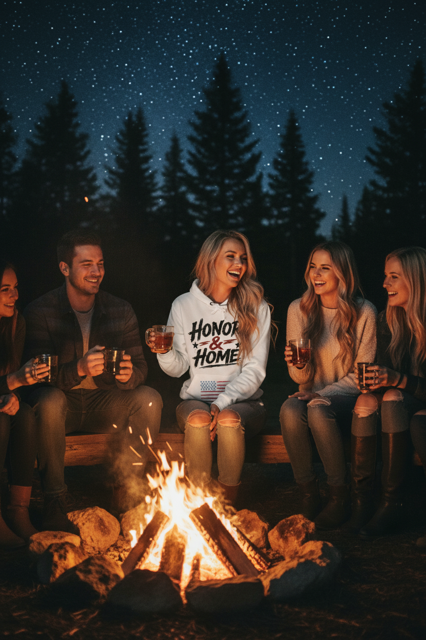 Honor & Home — Fogata con Amigos y Drinks