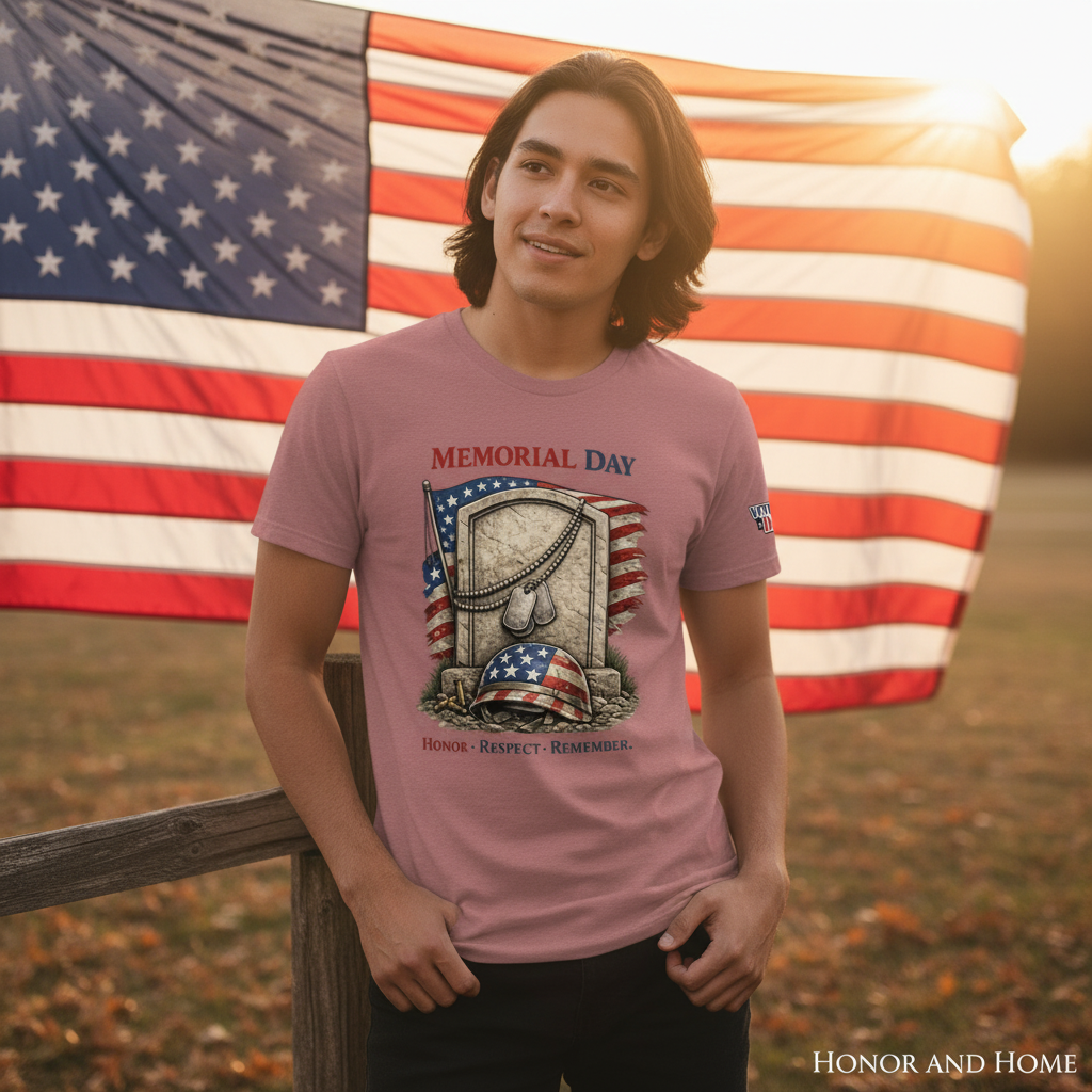 American Fitted Tee lifestyle patriotic