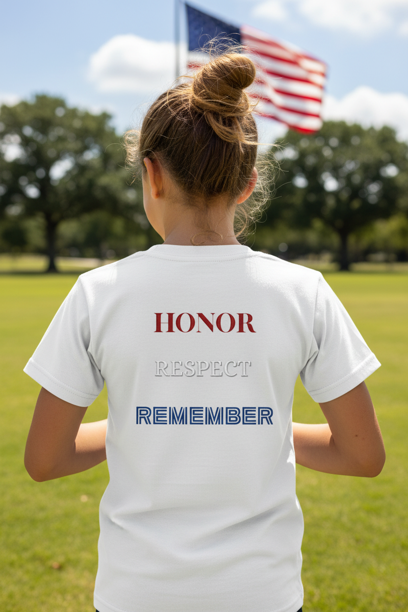 Little Patriots — Espalda de camiseta