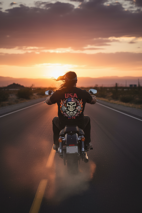 Modelo Espaldas Moto