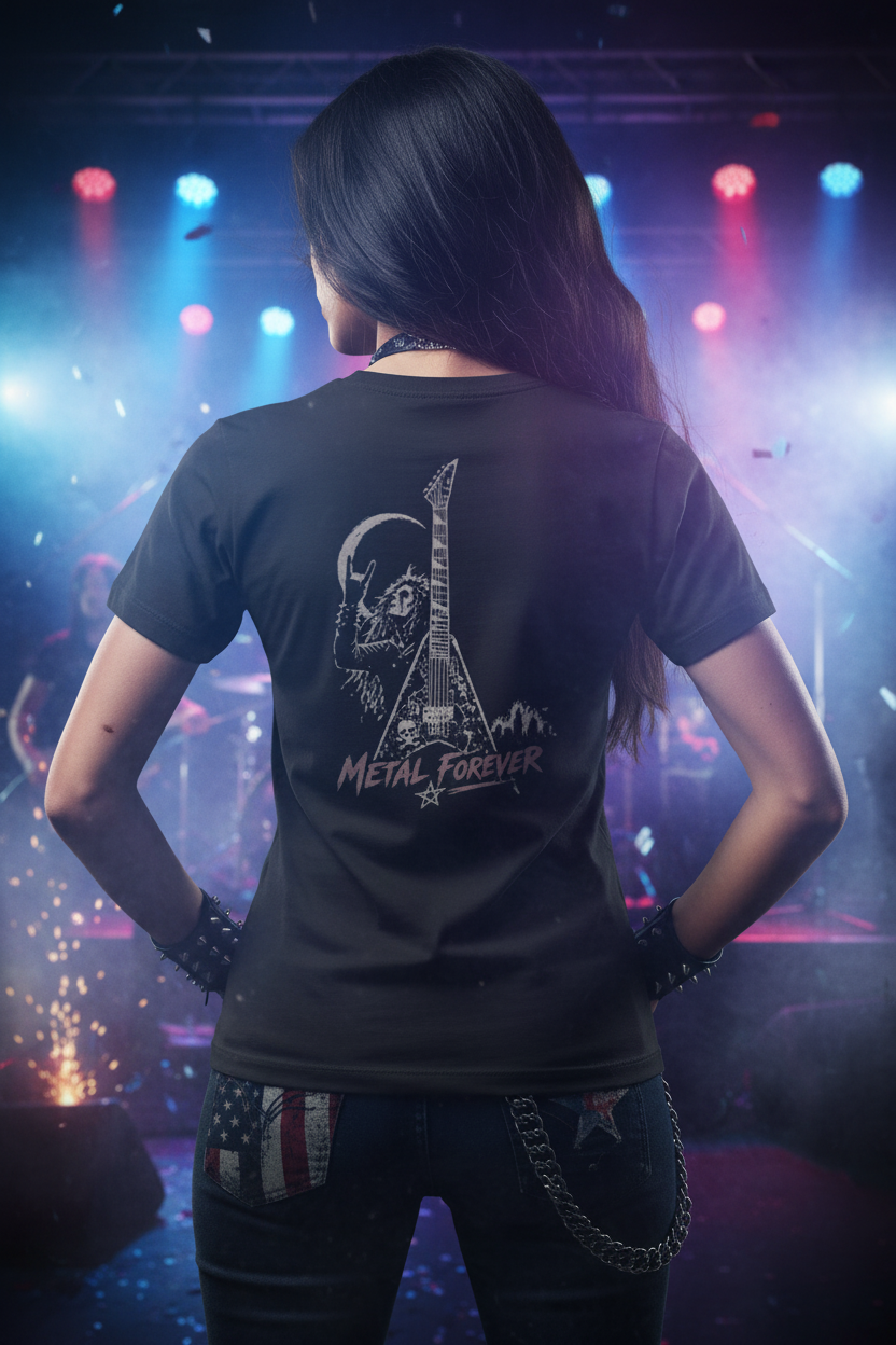 Modelo femenina antro rock