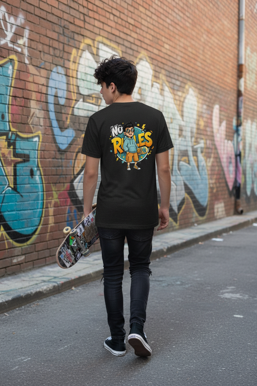 No Rules — Teen de espaldas