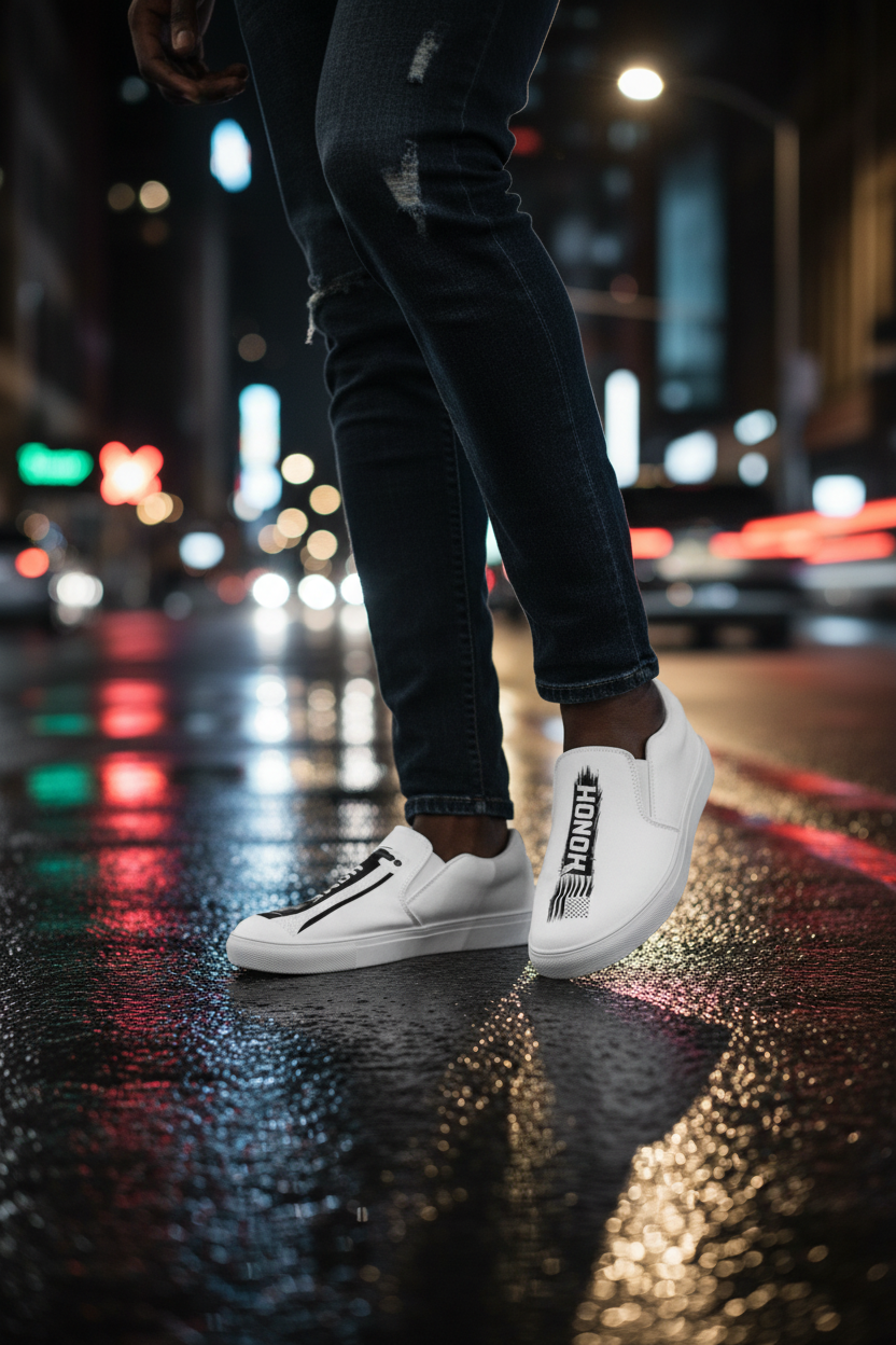 Noche urbana slip-on