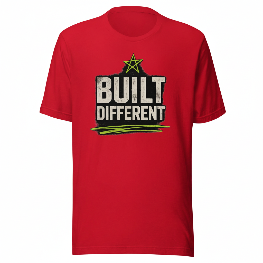 Playera Roja - Sin texto "text her"