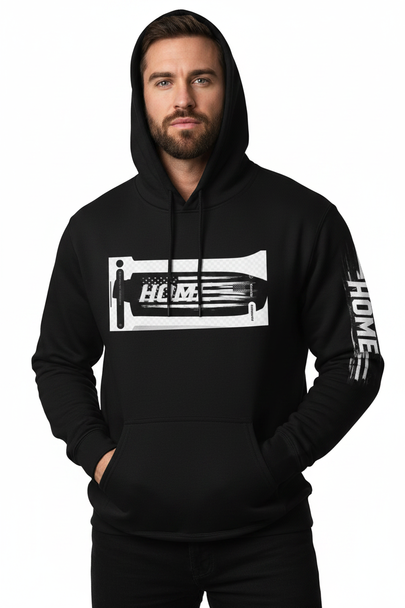 Unisex Hoodie con modelo